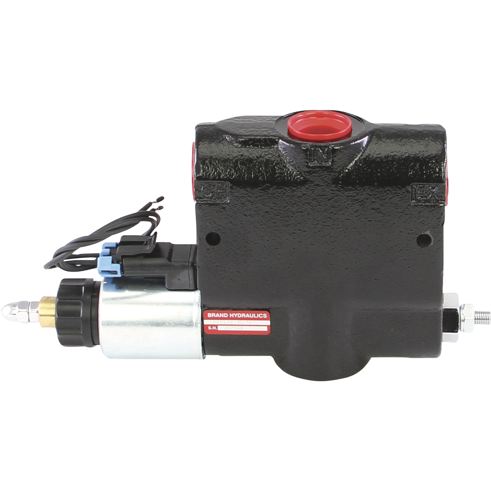 Brand Hydraulics Electronically Adjustable Flow Control Valve - 0-30 GPM, 3,000 PSI, Model# PEFC12-30-12